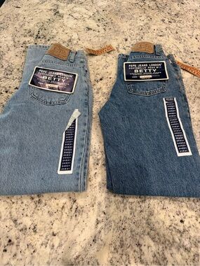 Pepe Jeans Light Blue Denim 'Betty' High-Rise Jeans